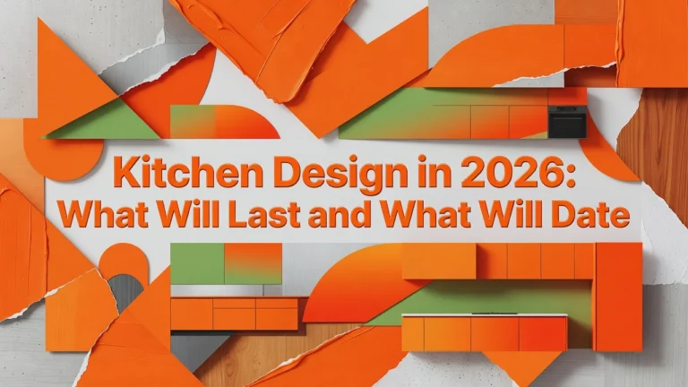 Professional header image for list-based article: Kitchen Design in 2026: What Will Last and What Will Date